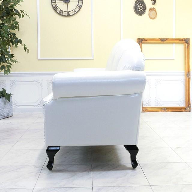 アンティークソファ ソファー シェルファ 三人掛け 3P 3シーター