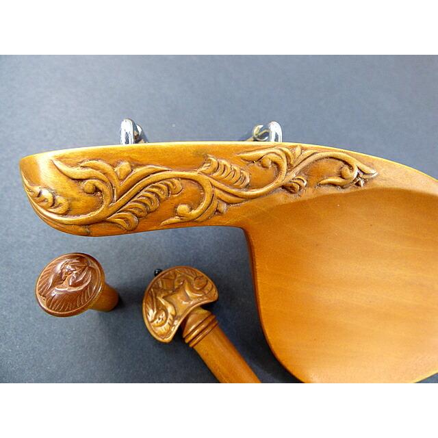 Violin Fitting Set Boxwood 彫刻 ＃5 boxwoodcarvedft05底値楽器屋 通販 Yahoo
