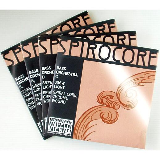 Contrabass【Spirocore】セットOrch コントラバス弦 Amazon | THOMASTIK SPIROCORE スピロコア コントラバス弦セット
