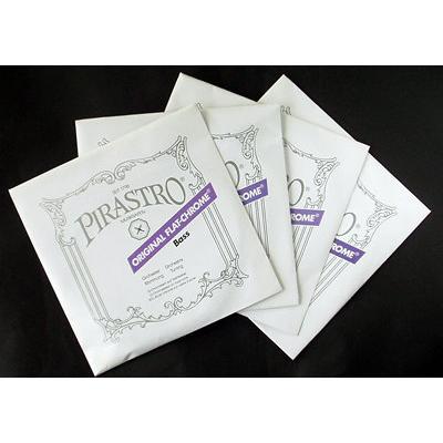 コントラバス弦オリジナルフラットクロム4本セット 【公式通販】