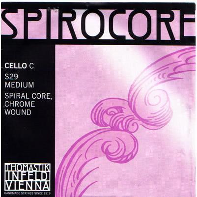 チェロ弦 スピロコア C-線 S29 (4/4) THOMASTIK SPIROCORE Cello 