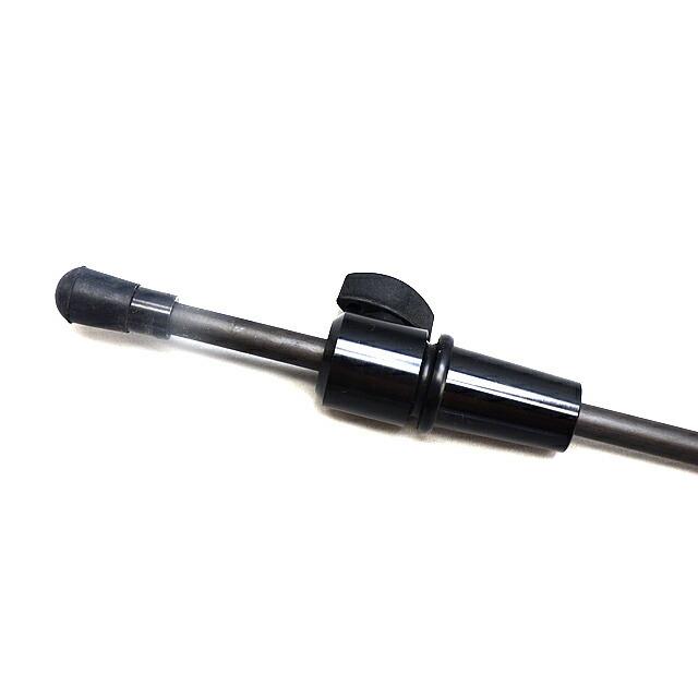 チェロ用 カーボンシャフト エンドピン Cタイプ 黒ネジ Cello Carbon