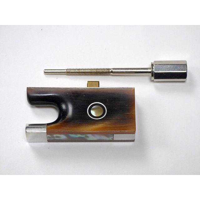 Horn B-05 Violin Bow Frog バイオリン弓用 水牛角 フロッグ (毛箱