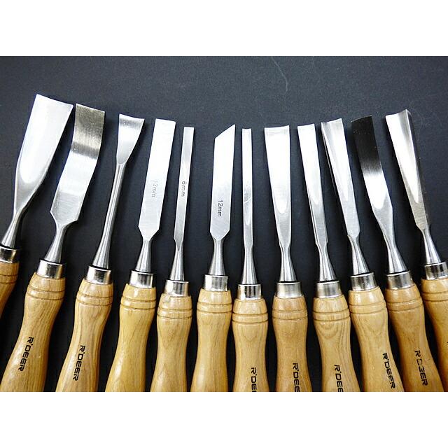 R’DEER Chisel 12P set 木工用 ノミ 12本セット : 底値楽器屋 - 通販 - Yahoo!ショッピング