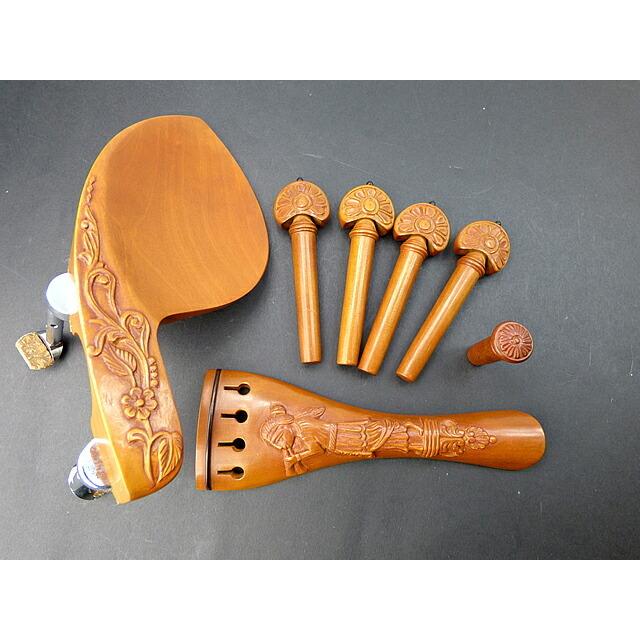 刻みつける入り口・入口 #3 ヴィオラ用 ボックス席白木 フィッテイングセット Viola Boxwood Cureved Fitting Set その他楽器、機材、関連用品-楽器、器材-楽器、手芸、コレクション