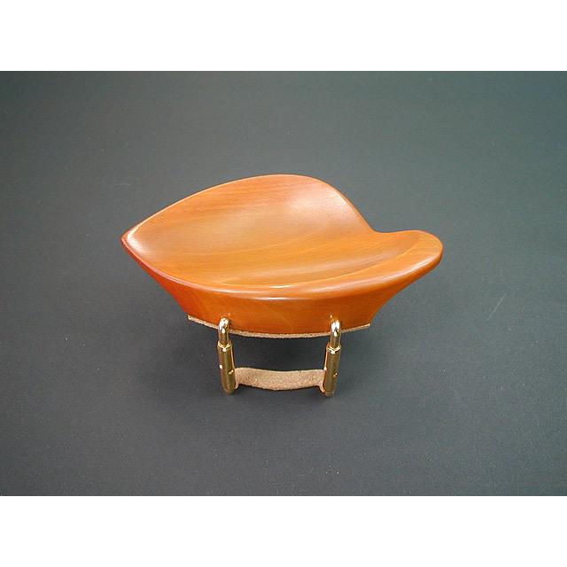 Morawezt/Regular Gold Bracket Violin Chinrest Boxwood バイオリンあご当 ボックスウッド