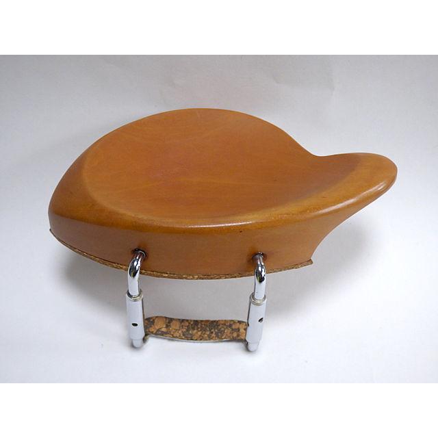Stuber/Regular Chrome Bracket Violin Chinrest Boxwood バイオリンあご当 ボックスウッド