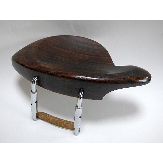 Violin Chinrest Rosewood Stuber Regular Chrome Bracket バイオリンあご当 ロースウッド