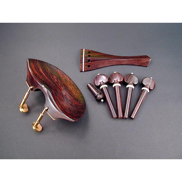 Vn Fitting set Rosewood  White Semi-Hill Old Flesch