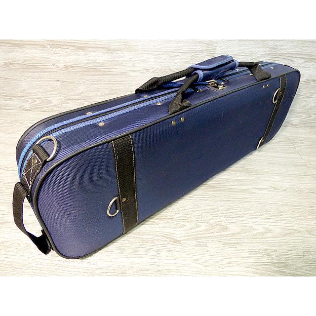 訳あり バイオリンケース 4/4 ブルー Oblong Violin Case Blue : 底値