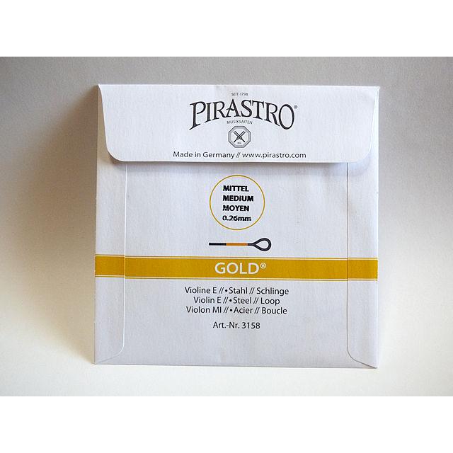 ゴールド E線 バイオリン弦 ピラストロ PIRASTRO GOLD Violin E : 底値