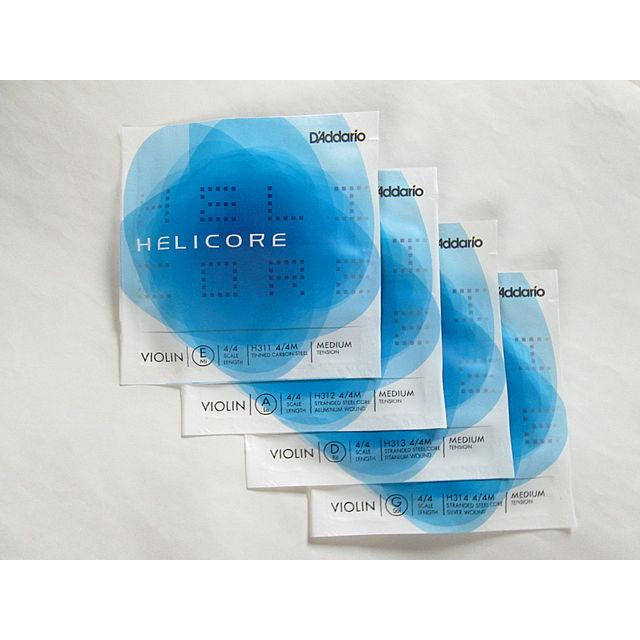 D'Addario（ダダリオ） バイオリン弦 ヘリコア(4/4)セット D'Addario