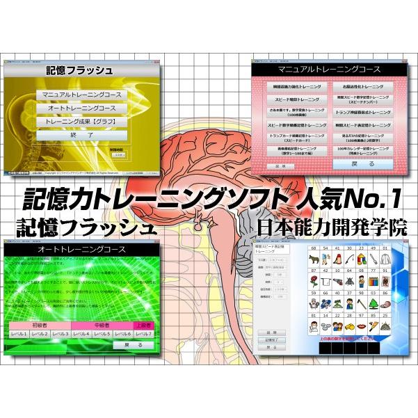 送料無料 新品 公式 記憶フラッシュ 記憶力 トレーニング ソフト 暗記力強化編 記憶力３倍から５倍アップ 記憶力の簡単説明書 特典付 Babylonrooftop Com Au
