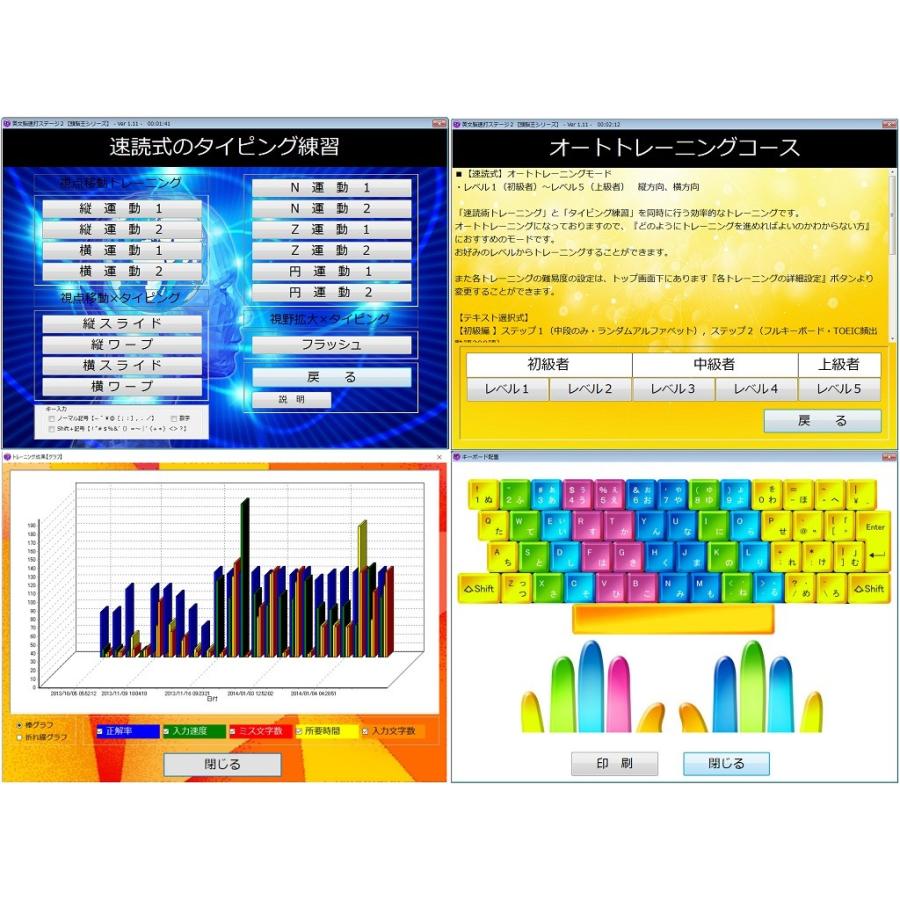 公式 速読式 英語 タイピング 練習 ソフト 英文脳速打ステージ３ TOEIC ／英単語 タッチタイピング ブラインドタッチ キーボード練習／テンキー 練習｜sokudoku-world｜07