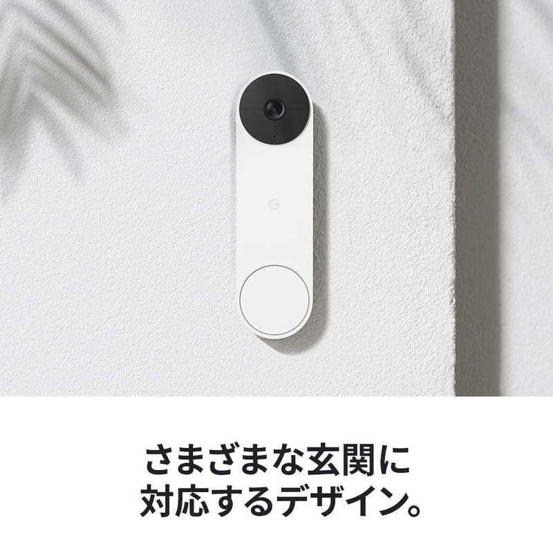 グーグル ドアホン モニターホン 防犯 ワイヤレス 録画 Google Nest Doorbell GA01318-JP【ラッピング対応可】｜sokutei｜02