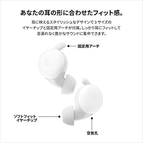 Google ワイヤレスイヤホン ホワイト 完全ワイヤレスイヤホン Pixel Buds Pro 2 Porcelain GA05760-JP