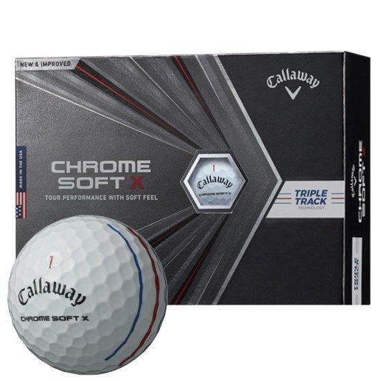 Callaway キャロウェイ CHROME SOFT X ボール トリプル・トラック 2020年モデル