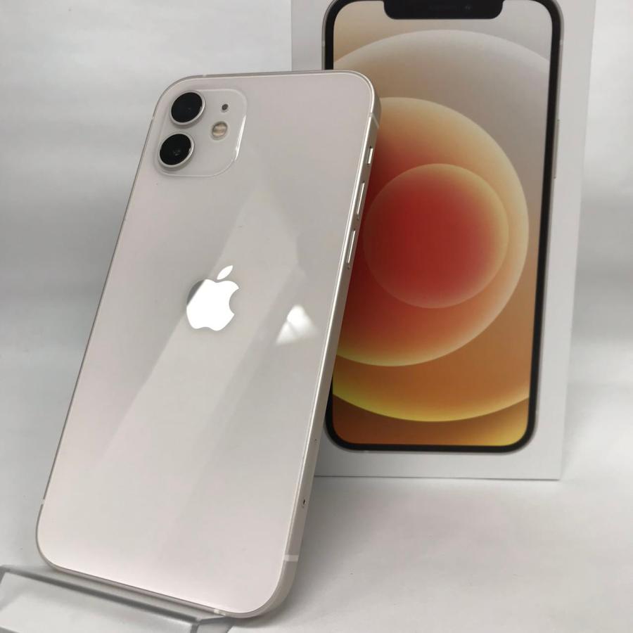 iPhone 12 【中古Aランク】iPhone12 128GB ホワイト バッテリー最大  