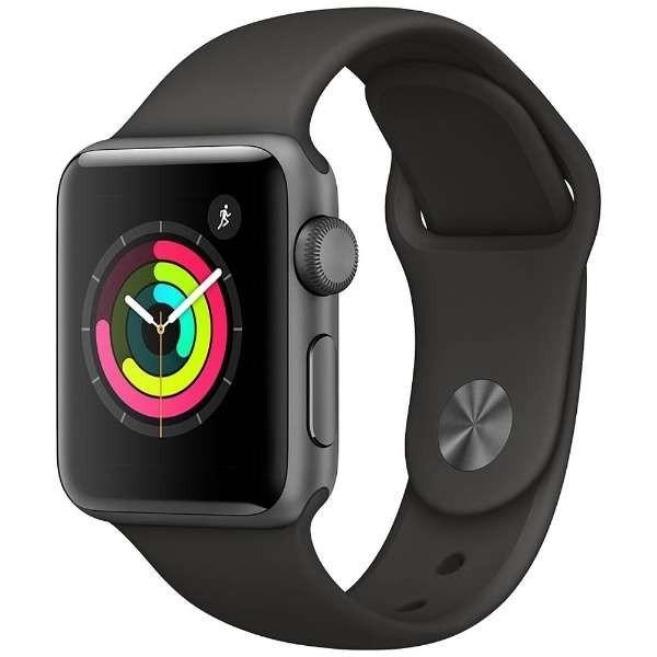 Apple アップルウォッチ Watch 38mm スペースグレイアルミニウムケース  