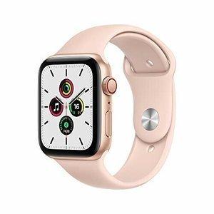 Apple Watch SE(GPS + Cellularモデル)- 44mmゴールドアルミニウムケースとピンクサンドスポーツバンド｜sokutei