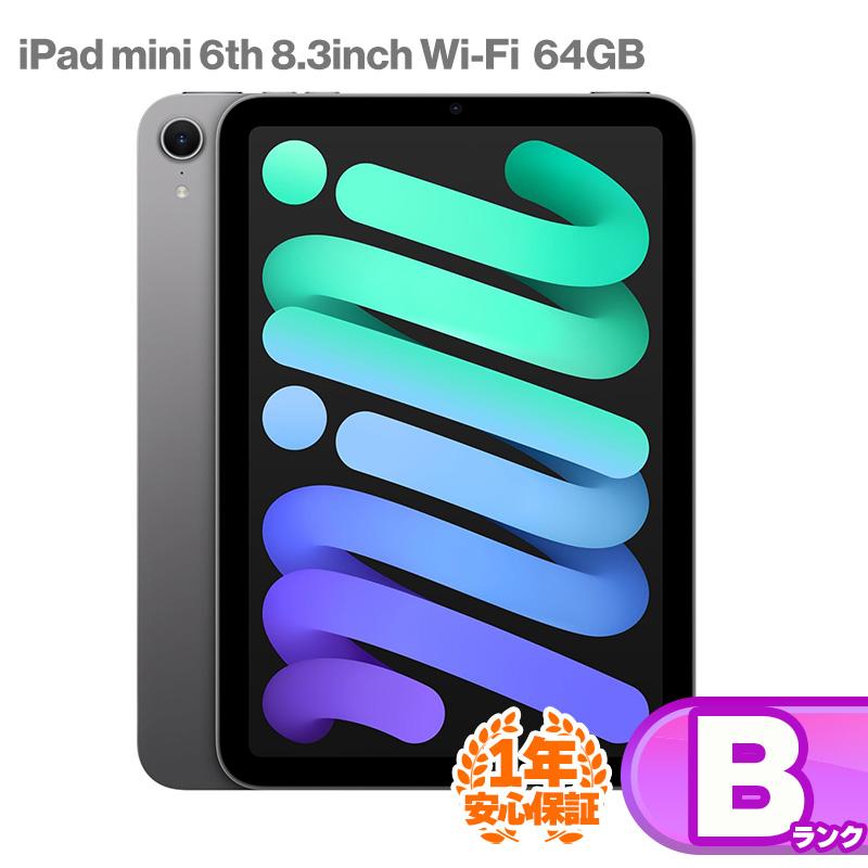 iPad mini 安心の1年保証！iPad 8.3インチ 第6世代 Wi-Fiモデル 64GB  