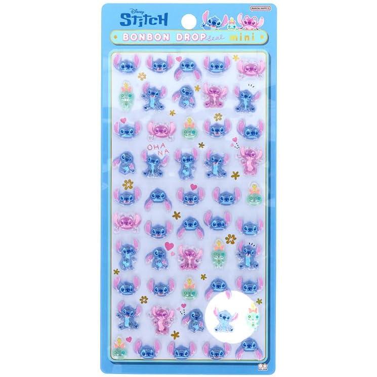 ボンボンドロップシールミニ スティッチ ディズニー[S8815011