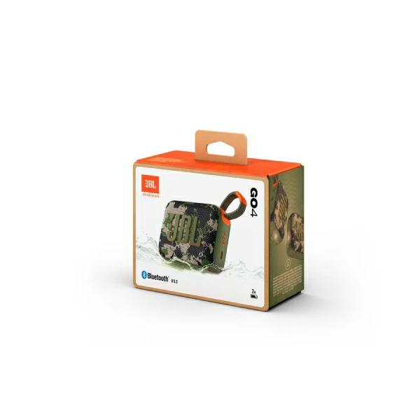 JBL 防塵防水対応ポータブルBluetoothスピーカー GO 4 [スクワッド