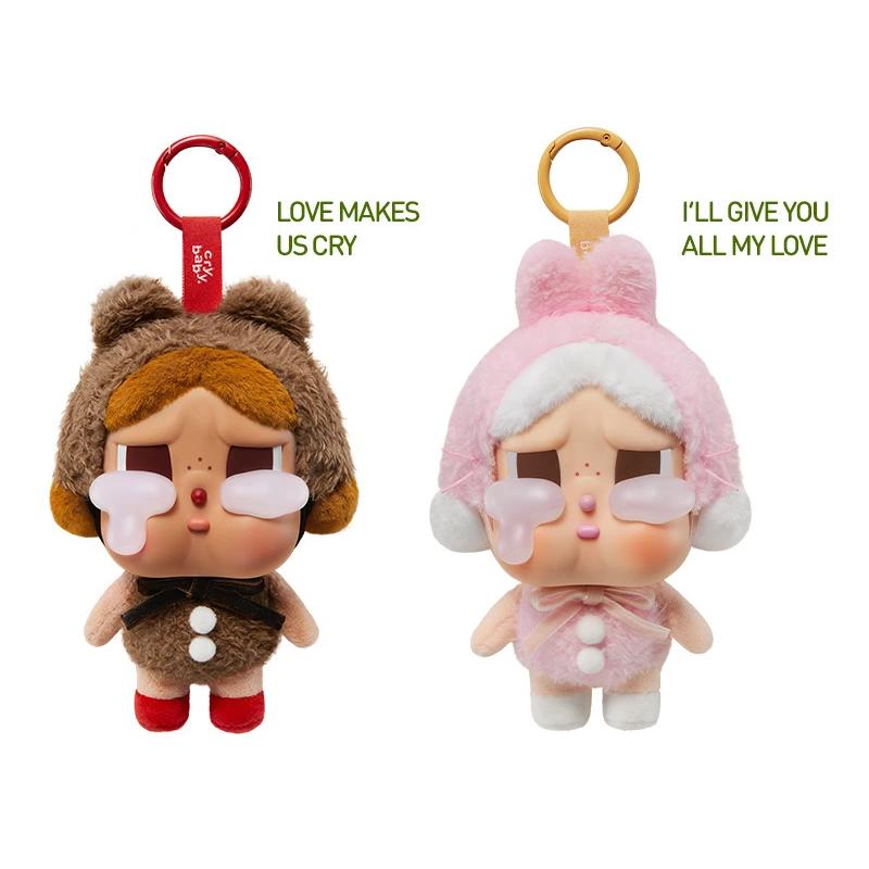 POP MART CRYBABY Crying Againシリーズ フェイスぬいぐるみ [ピース