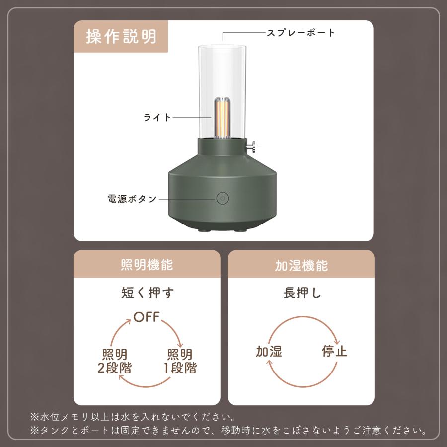 木目調 USB卓上加湿器 多色ライト 2026新進化モデル加湿器・木目調