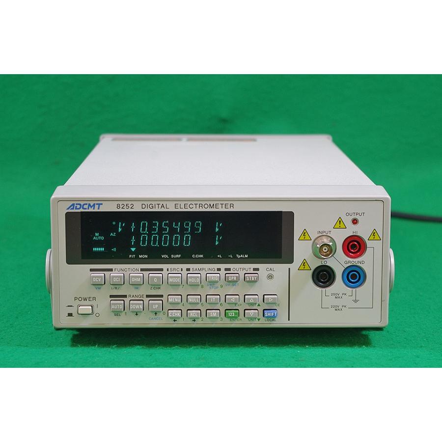 デジタルエレクトロメータ 8252 Adcmt エーディーシー 中古 00780 測定器市場 通販 Yahoo ショッピング