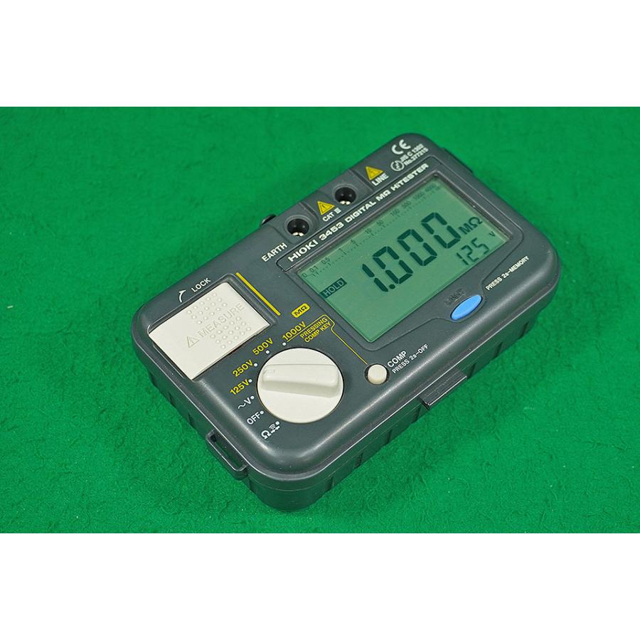 デジタル絶縁抵抗計 3453 HIOKI 日置電機 中古 : 00950 : 測定器市場 