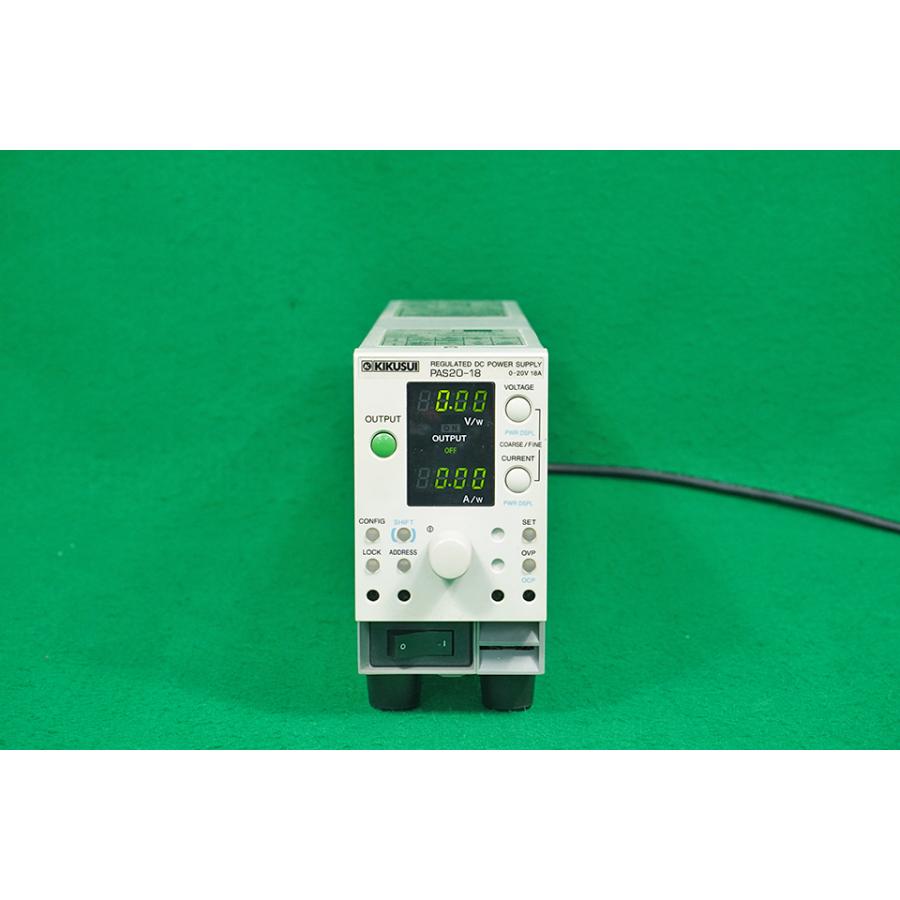 直流安定化電源 PAS20-18 KIKUSUI 菊水電子工業 中古測定器 直流安定化電源 PAS20-18 KIKUSUI 菊水電子工業 中古測定器