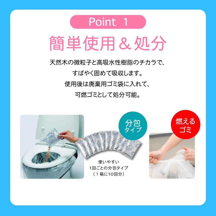 防災 さわやかトイレ ハーブ＆ローズ 2個組セット（10回分×2） 防災