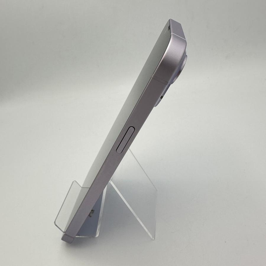 安心の1年保証！iPhone 14 Plus 128GB パープル 本体 中古 スマホ 中古スマホ 中古iPhone 中古Aランク バッテリー最大限容量86% SIMロック解除済 SIMフリーの画像