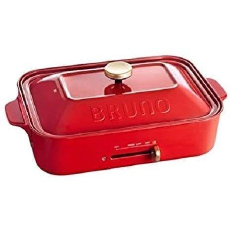 【送料込み】BRUNOブルーノたこ焼きホットプレート BOE021-RD BRUNO（ブルーノ） ホットプレート BOE021-RD(レッド) 平面プレート