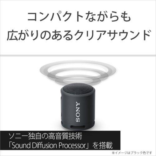SONY ワイヤレスポータブルスピーカー SRS-XB13 (B) [ブラック