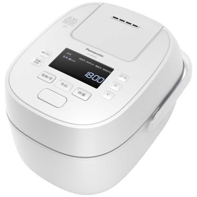Panasonic パナソニック おどり炊き 可変圧力 IHジャー 炊飯器 5.5合炊き SR-MPW102-W [ホワイト][ラッピング不可]