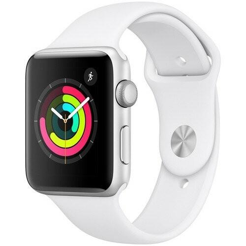 アップルウォッチ Apple Watch 42mm ホワイトスポーツバンド アップルウォッチ シリーズ3MTF22J/A｜sokuteikiya