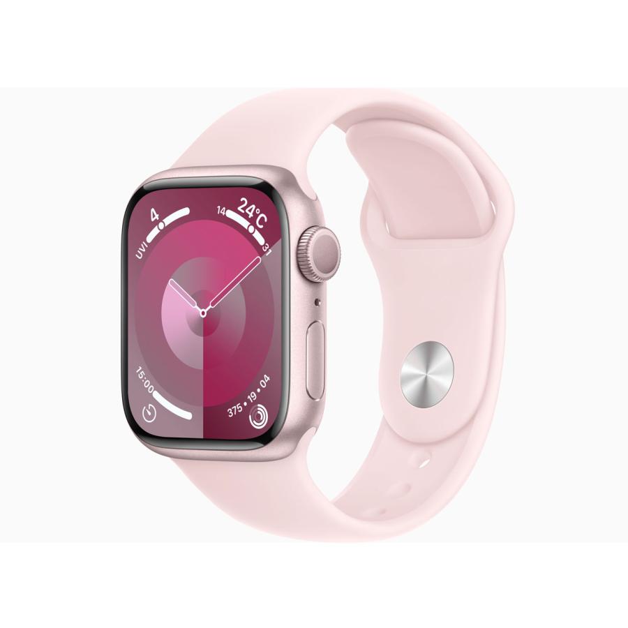 Apple Watch Series 9 GPSモデル 41mm MR933J/A ピンク/ライトピンク 