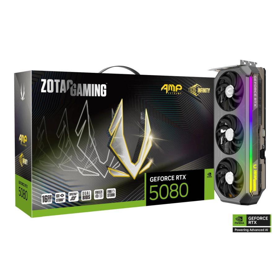 ZOTAC GAMING GeForce RTX 5080 AMP Extreme INFINITY ZT ZOTAC GAMING GeForce RTX 5080 AMP Extreme INFINITY ZT