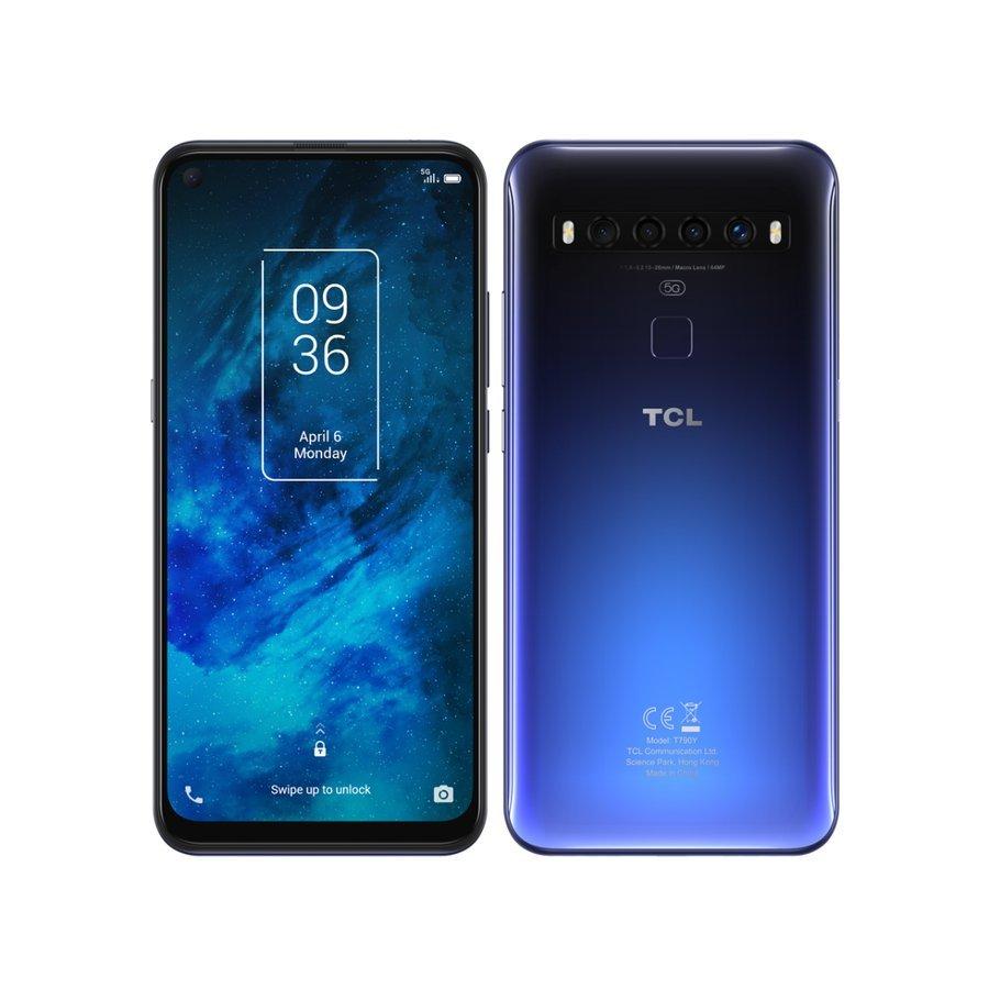 スマートフォン本体 TCL10 5G T790H TCL TCL-10 5G Chrome Blue 128GB T790H-2ALCJP11 Android