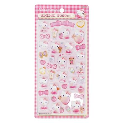 サンスター文具 ボンボンドロップシール ハローキティ ピンク
