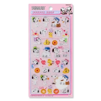 サンスター文具 ボンボンドロップシール スヌーピー＆きょうだいたち