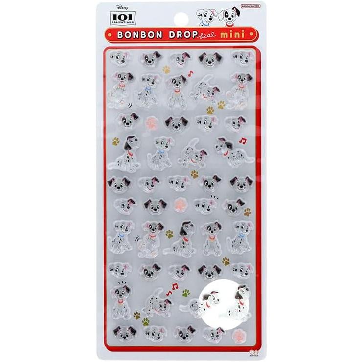 サンスター文具 ボンボンドロップシールミニ 101匹わんちゃん