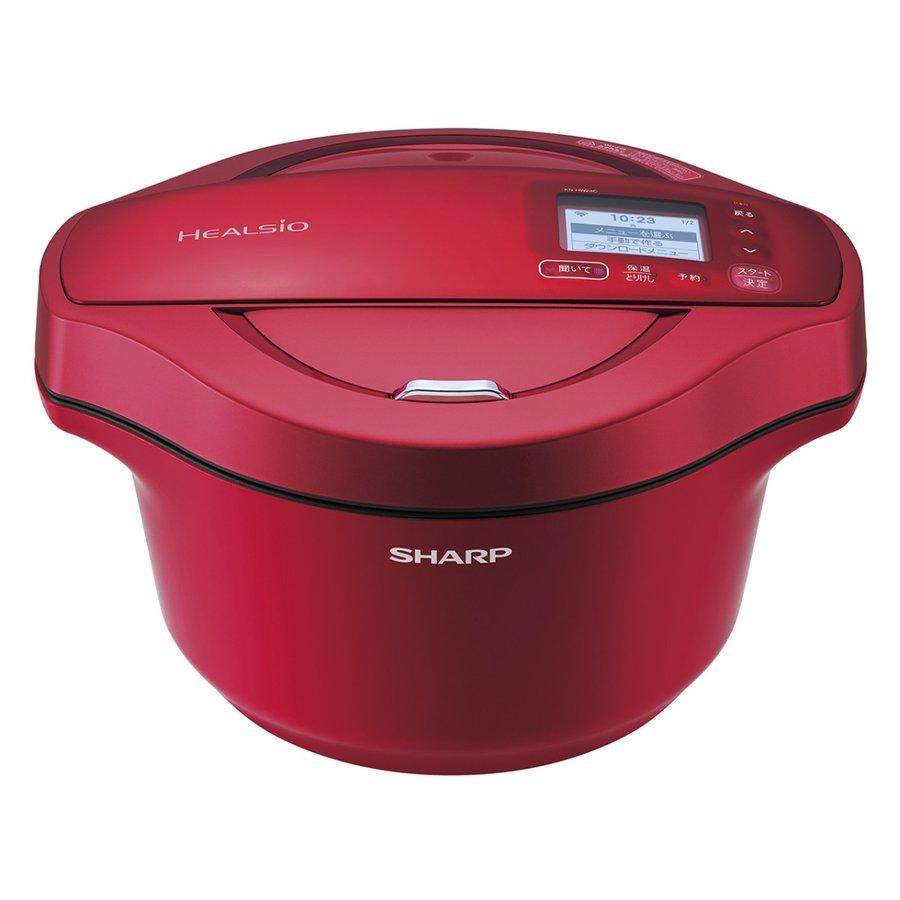 SHARP ホットクック KN-HW24C-R 2.4L 自動調理 無水調理 【公式通販】