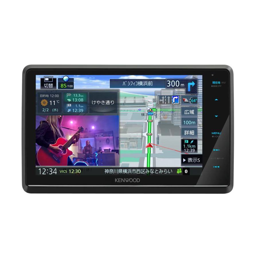 ケンウッド KENWOOD カーナビ フルセグ 彩速ナビ MDV-S809F