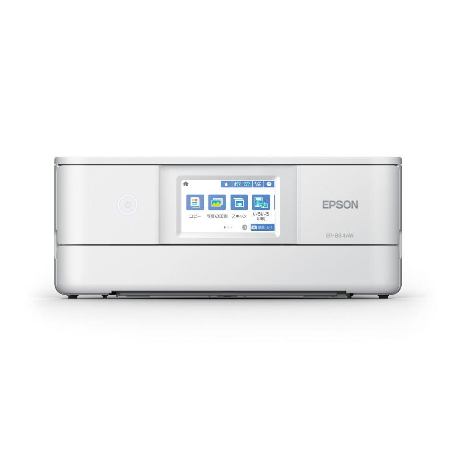 EPSON EP-884AW カラリオ カラリオ EPSON インクジェット 複合機 プリンタ EP-884AW [ホワイト