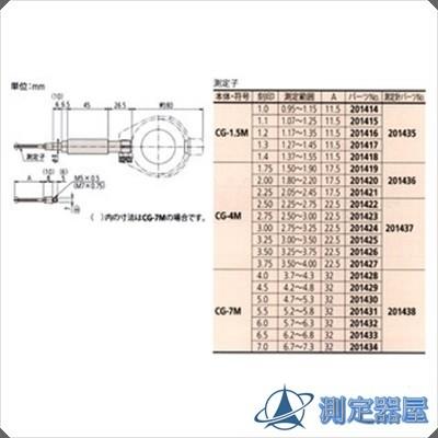 Mitutoyo(ミツトヨ) 小口径シリンダゲージ 内径測定器 (CG-4M) 526-160｜sokuteikiya｜02