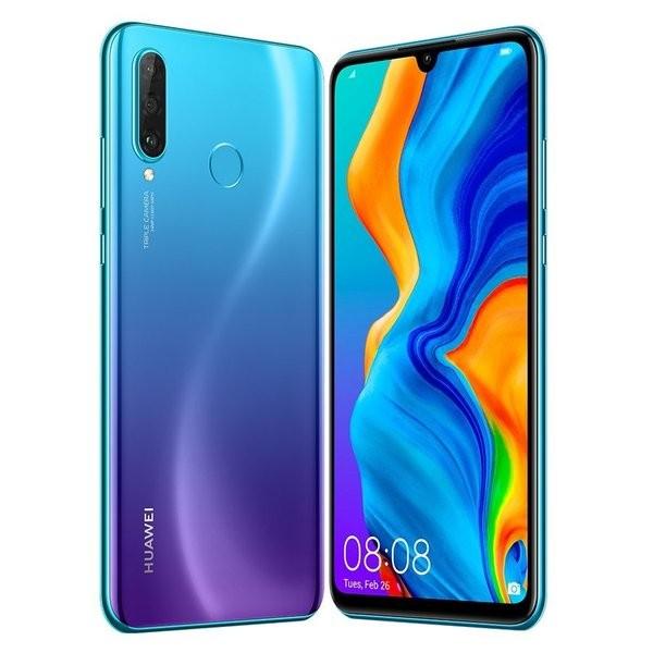 スマホ HUAWEI P30 Lite ピーコックブルー SIMフリースマートフォン