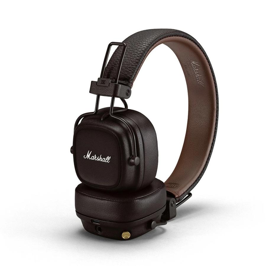正規品Marshall Major IV BROWNマーシャルメジャー4ブラック Marshall（マーシャル） ワイヤレスヘッドフォン MAJOR IV [Brown